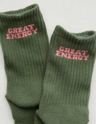 OFFLINE By Aerie Crew Socks