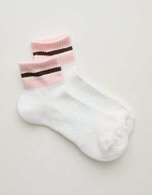 OFFLINE By Aerie Mesh Short Crew Sock