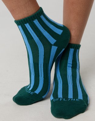 OFFLINE By Aerie Mesh Short Crew Sock