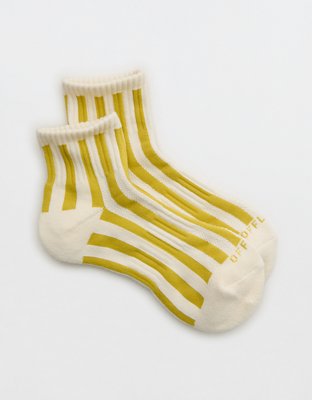 OFFLINE By Aerie Mesh Short Crew Sock
