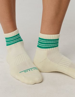 OFFLINE By Aerie Mesh Short Crew Sock