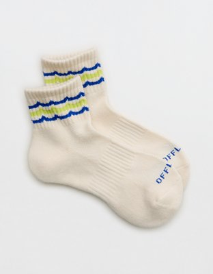 OFFLINE By Aerie Mesh Short Crew Sock
