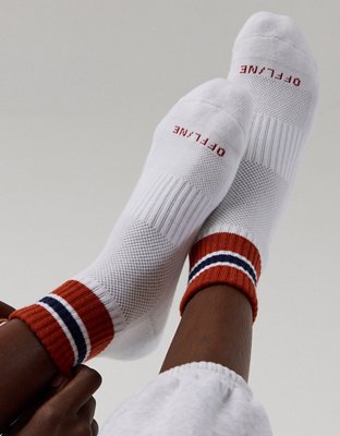 OFFLINE By Aerie Mesh Short Crew Sock