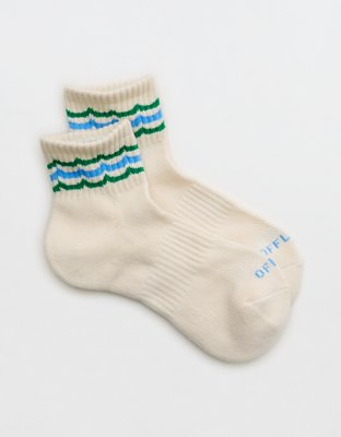 OFFLINE By Aerie Mesh Short Crew Sock