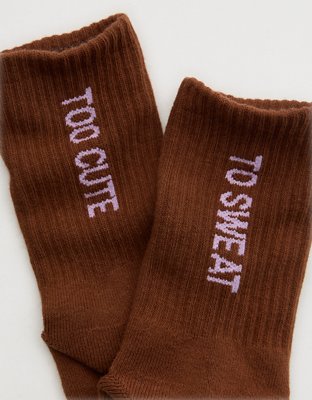 OFFLINE By Aerie Crew Socks