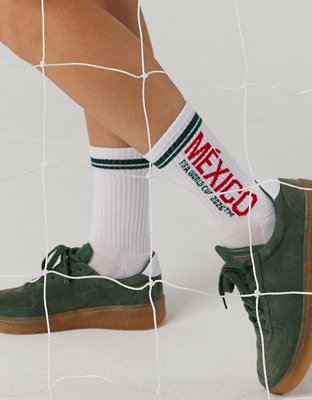 FWC26™ OFFLINE By Aerie Mesh Short Crew Sock