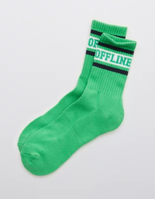OFFLINE By Aerie Crew Socks