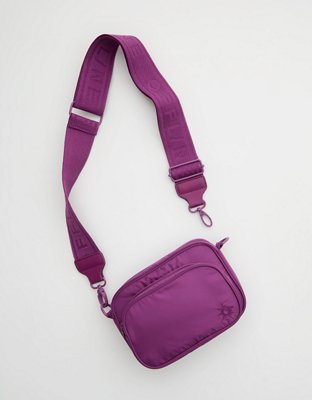 Purple crossbody handbag hot sale