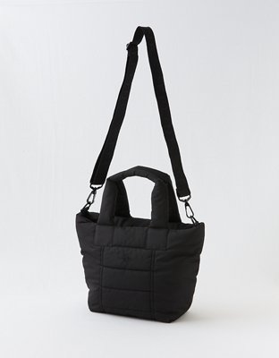 Black mini online tote