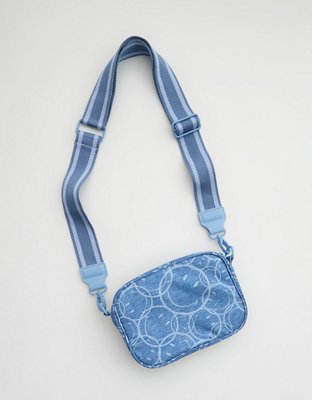 AE x Aerie Match Made In Denim Smiley® Makin' Moves Crossbody Bag