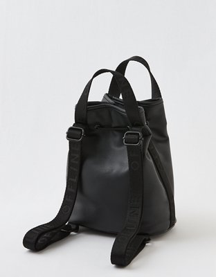 OFFLINE By Aerie Leather Cinch Backpack