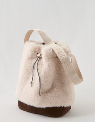 OFFLINE By Aerie Fur Bucket Bag