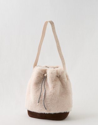 OFFLINE By Aerie Fur Bucket Bag