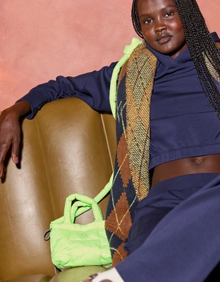 OFFLINE By Aerie Puff Love Mini Cinch Crossbody Bag