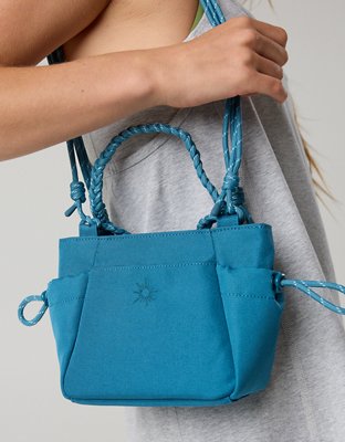 OFFLINE By Aerie Mini Courtside Canvas Tote Bag