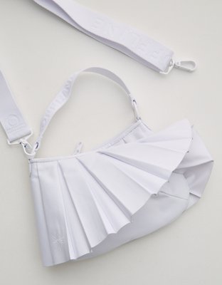 OFFLINE By Aerie Courtside Canvas Pleated Bag