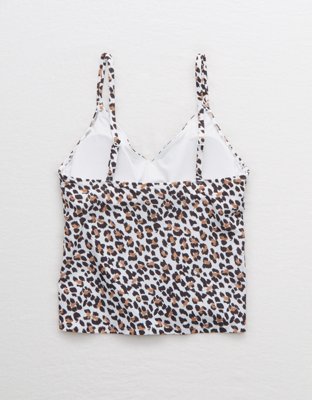 Aerie Leopard Tankini Top