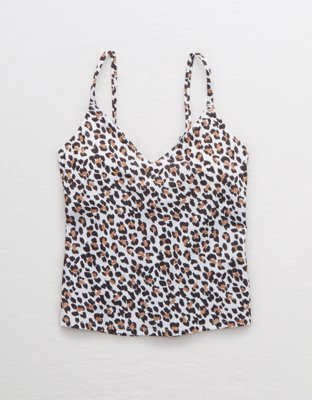 Aerie Leopard Tankini Top