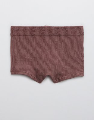 aerie ribbed seamless boyshort underwear