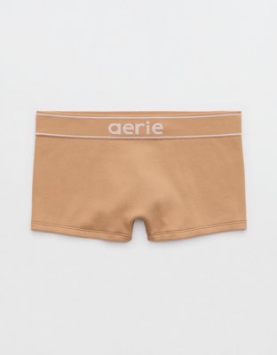 Seamless Boy Short Panty in Brown