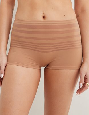 aerie Seamless Cableknit Cheeky Boyshort Underwear - ShopStyle Panties