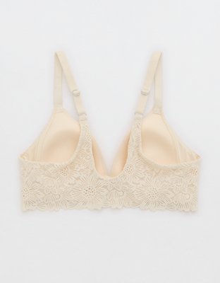 Sunnie Bra Ligeramente Relleno sin Aro con Encaje Bloom y Ribete