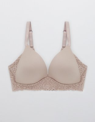 Aerie Real Sunnie Wireless Lightly Lined Blossom Lace Bra