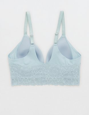 Real Sunnie Wireless Lightly Lined Bloom Lace Trim Bra