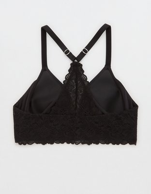 Real Sunnie Wireless Lightly Lined Bloom Lace Applique Bra