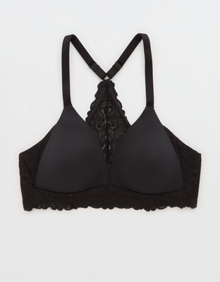 Real Sunnie Wireless Lightly Lined Bloom Lace Applique Bra