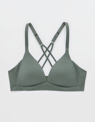 Aerie • Real Happy Wireless Lightly Lined Bra black 32D t shirt everyday  Size undefined - $28 - From Ellen