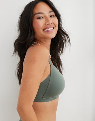 Aerie Real Sunnie Demi Push Up Strappy Bra, Men's & Women's Jeans, Clothes  & Accessories