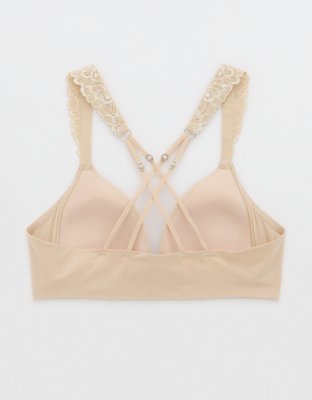 Sunnie Bloom Lace Strap Wireless Lightly Lined Bra