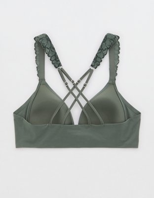 Sunnie Bloom Lace Strap Wireless Lightly Lined Bra