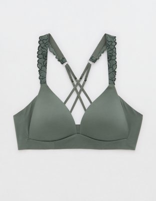 Sunnie Bloom Lace Strap Wireless Lightly Lined Bra