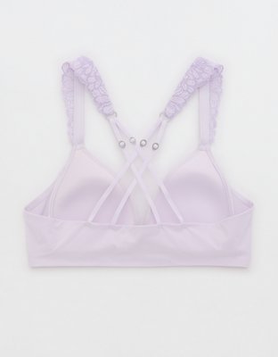 Sunnie Bloom Lace Strap Wireless Lightly Lined Bra