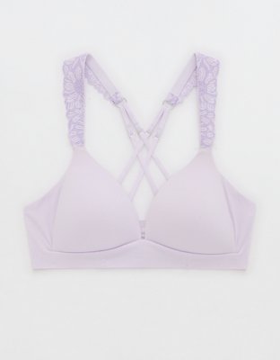 Sunnie Bloom Lace Strap Wireless Lightly Lined Bra