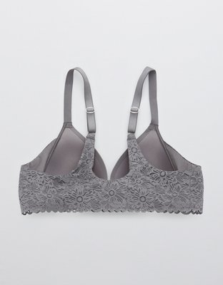 Aerie Real Sunnie Wireless Lightly Lined Blossom Lace Bra