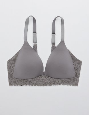 Aerie Real Sunnie Wireless Lightly Lined Blossom Lace Bra