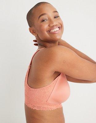 Aerie Real Sunnie Wireless Lightly Lined Blossom Lace Bra