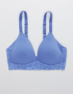 Aerie Real Sunnie Wireless Lightly Lined Blossom Lace Bra