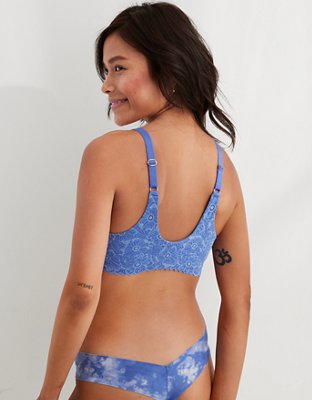 Aerie Real Sunnie Wireless Lightly Lined Blossom Lace Bra
