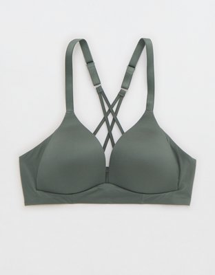 Aerie Underlined Padless Bra Gray Size 36 E / DD - $15 (57% Off Retail) -  From Savannah
