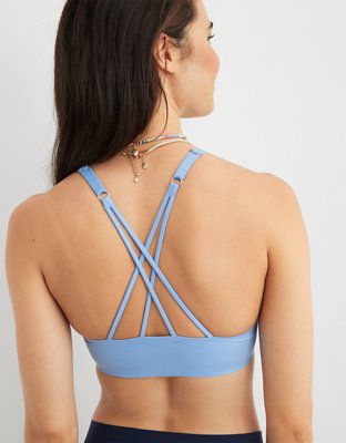 Бра Real Sunnie, лёгкая чашка, без косточек, на завязках — Aerie — фото 2