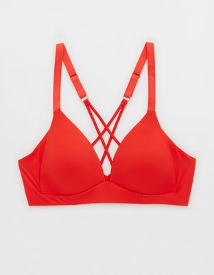 Aerie Real Sunnie Wireless Lightly Lined Strappy Bra