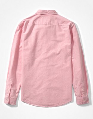 AE Slim Fit Solid Oxford Button-Up Shirt