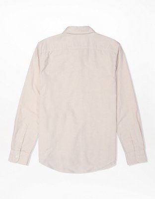AE Slim Fit Solid Oxford Button-Up Shirt