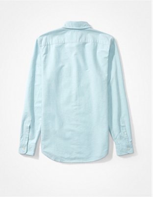 AE Slim Fit Solid Oxford Button-Up Shirt