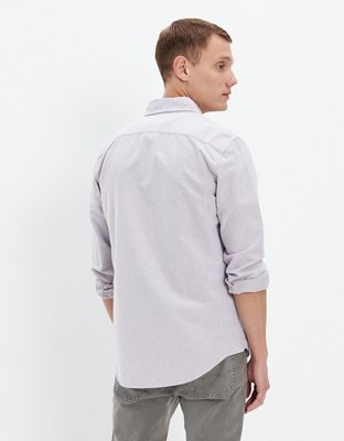 AE Slim Fit Solid Oxford Button-Up Shirt