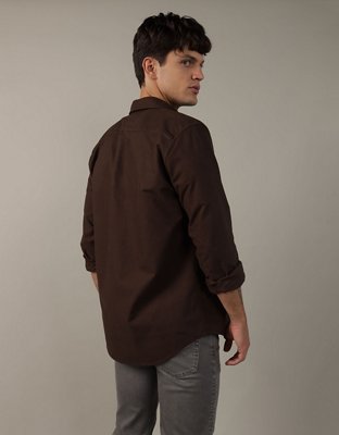 AE Slim Fit Oxford Button-Up Shirt